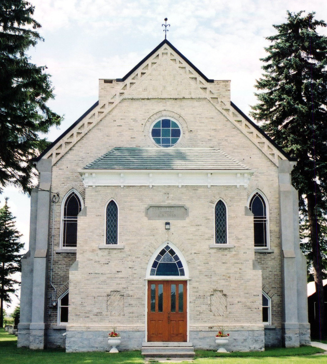 Avonbank Presbyterian Church, front view.
